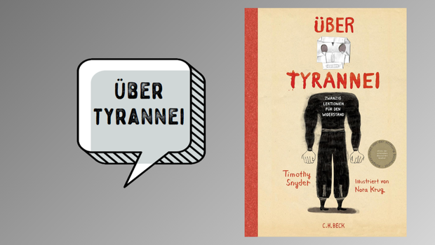 Buchcover "Über Tyrannei" von Timothy Snyder