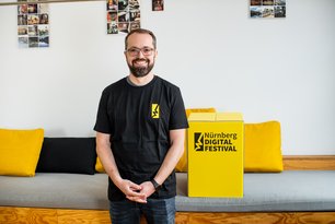 Ingo Di Bella vom Digitalfestival beim Podcast Kontaktaufname des Bildungszentrums Nürnberg