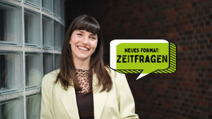 Carla Hinrichs im Format Zeitfragen