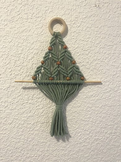 Makramee Weihnachtsbaum Makramee Weihnachtsbaum