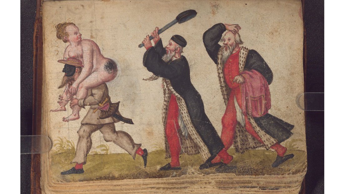 Szene aus der Commedia dell’Arte