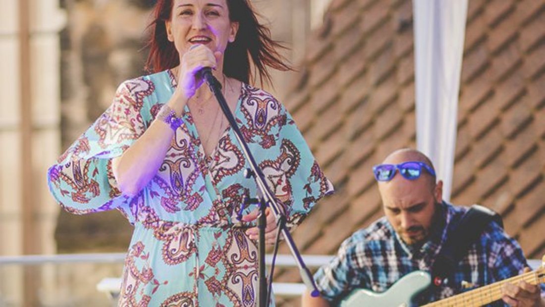 Melanie Söllch mit Band