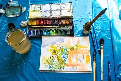 Malkurs für Farbfreudige: Aquarell malen