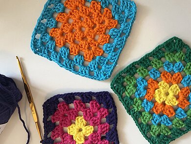 Häkeln leicht gemacht: Granny-Squares häkeln