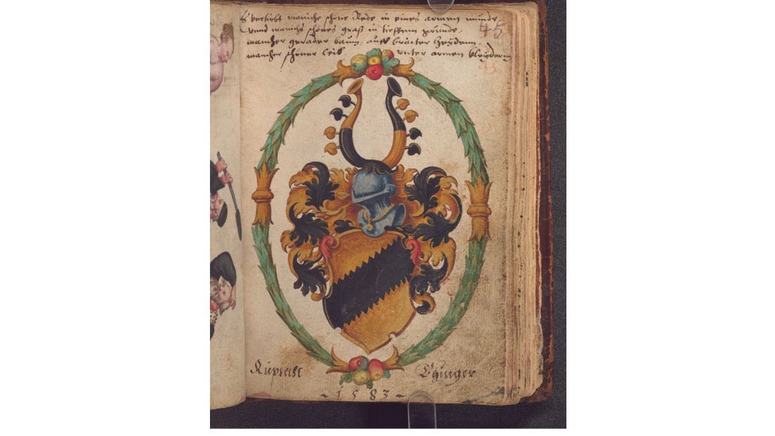 Eintrag eines Ruprecht Ehinger aus dem Jahr 1583