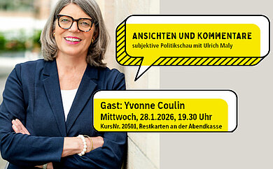 Ansichten und Kommentare - mit Yvonne Coulin, CTZ Fotoportrait der Kursleitung