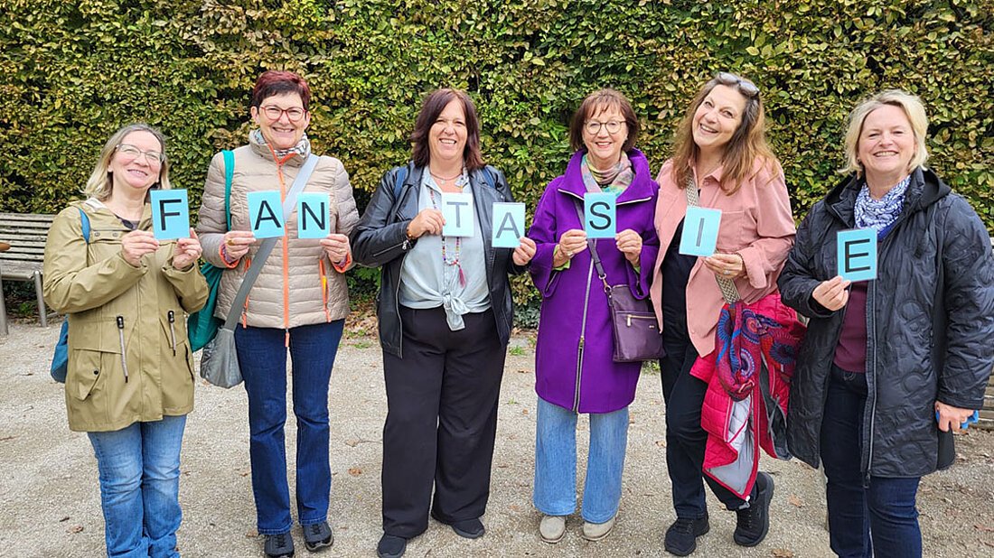 Die Teilnehmerinnen des Kurses Gedächtnistraining