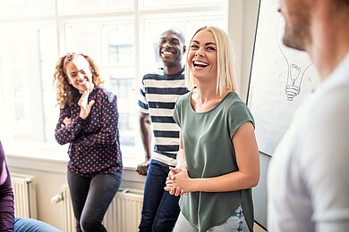 Menschen im Gespräch