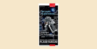 Programm Planetarium September bis Dezember 2023