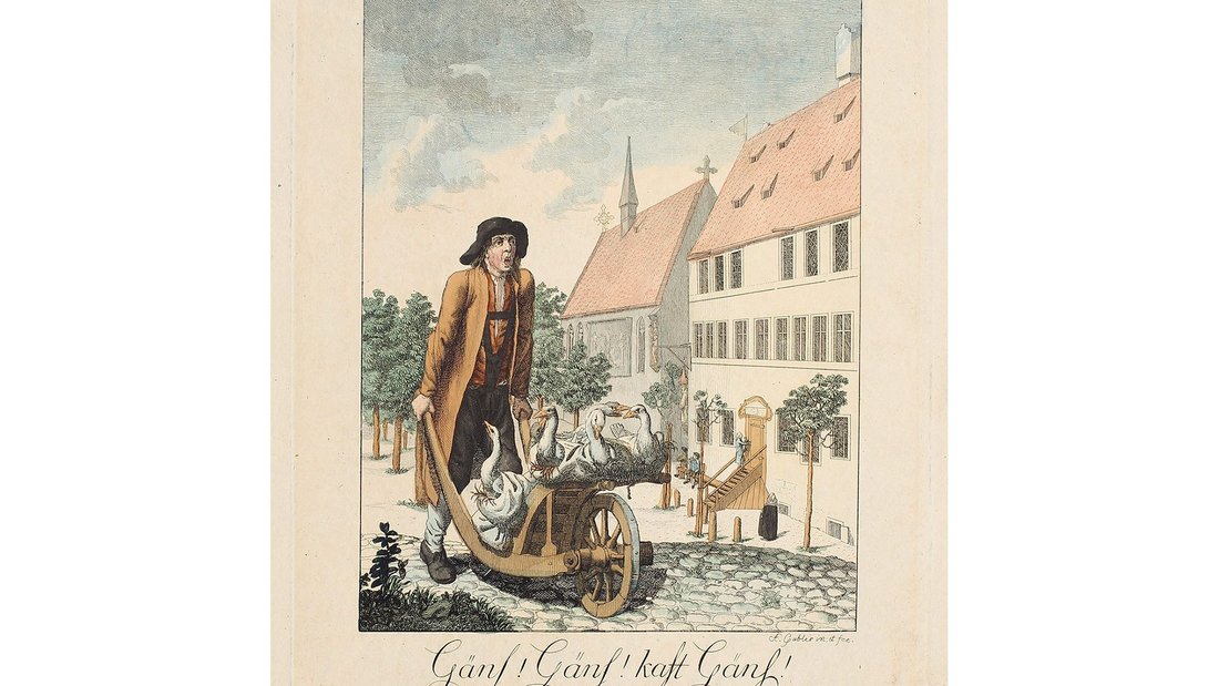 Johann Ambrosius Gabler Gänseverkäufer