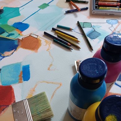 Ein kreatives Mal-Wochenende rund um das Thema Farbe Ein kreatives Mal-Wochenende rund um das Thema Farbe