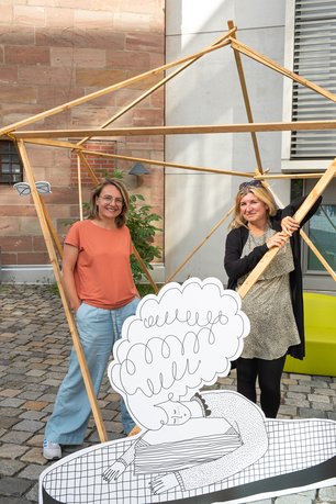Kathleen Röber und Grazyna Wanat