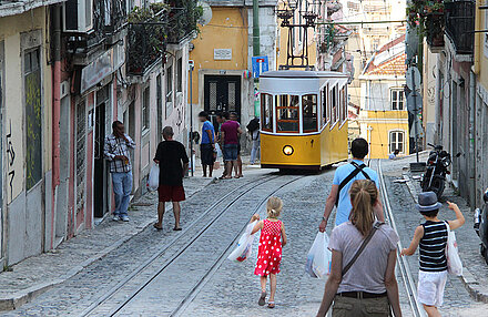 Straßenbahn in Lissabon