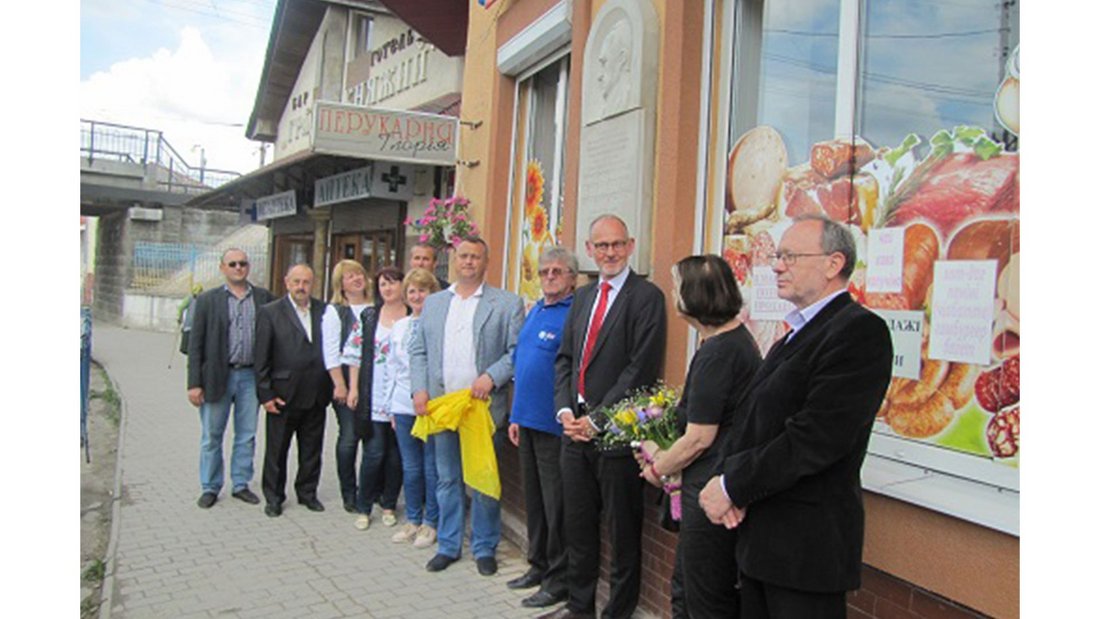 Hermann Kesten Gedenktafel in der Ukraine
