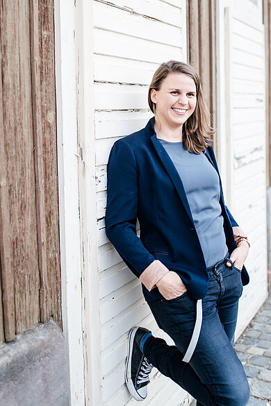 Improtheater III "Playing Games" Foto der Kursleitung.